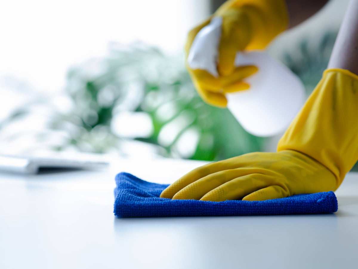 Image of Ace's Cleaning Service performing commercial cleaning.